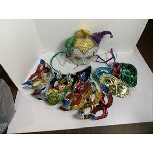 Mardi Gras‎ Masquerade Masks from New Orleans  Lot of 30 Excellent Condition